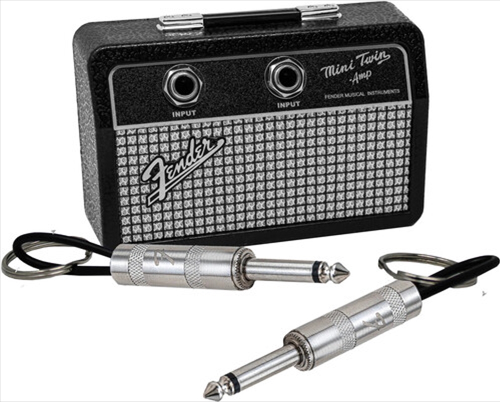Pluginz - Fender Jack Rack Mini - Includes 2 Guitar Plug Keychains Black/Silver/Product Detail/Keyrings