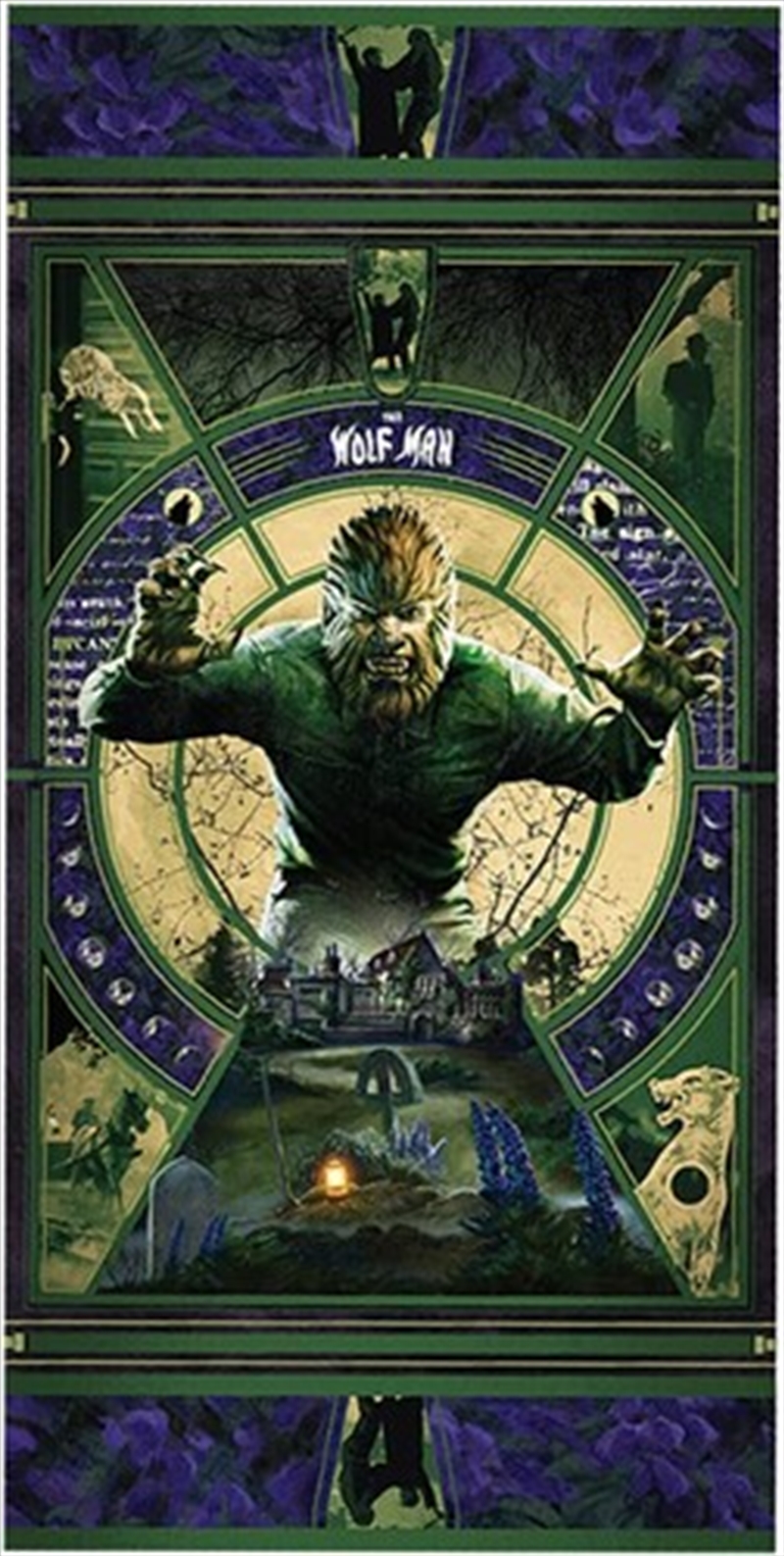 Factory Entertainment - Universal Monsters - The Wolf Man Beach Towel/Product Detail/Homewares