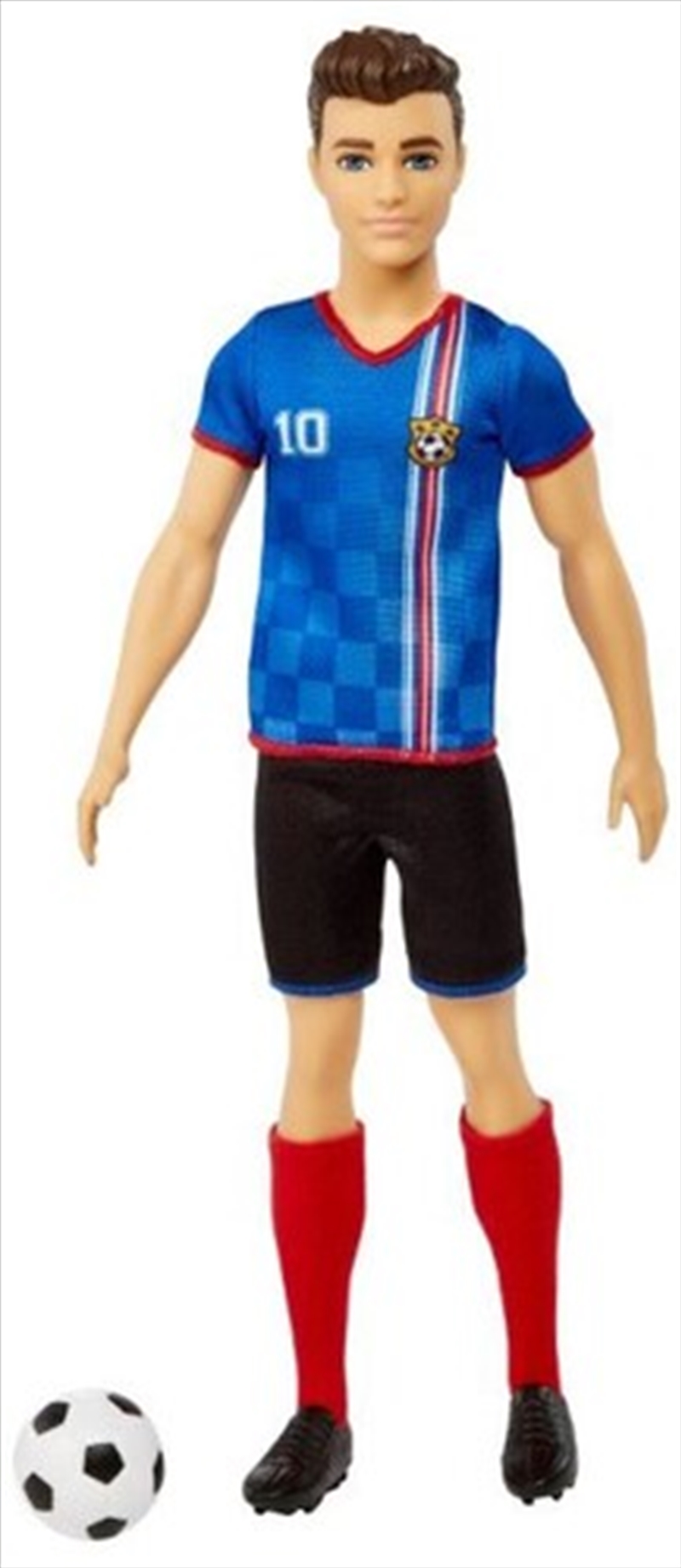 Mattel - Barbie I Can Be Soccer Player Ken, Brunette, Blue & Red Uniform/Product Detail/Toys