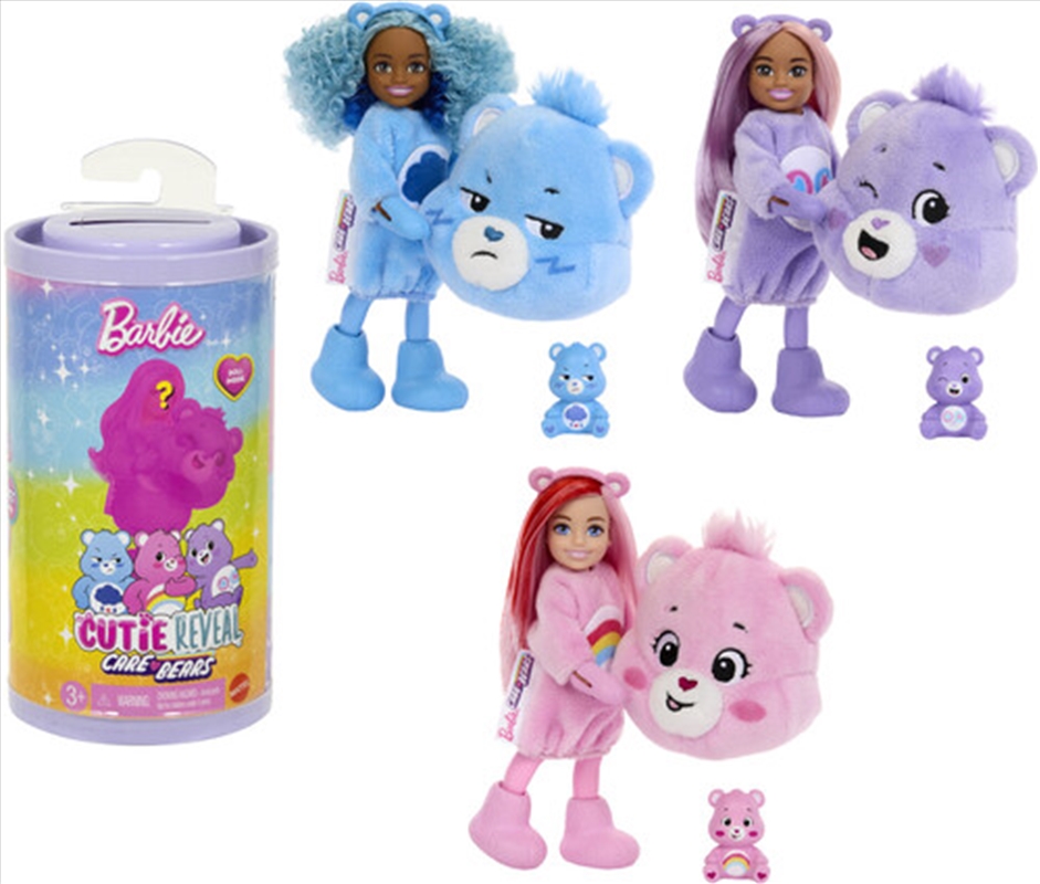 Mattel - Barbie Chelsea Cutie Reveal, Care Bears Series (One Random Chelsea Reveal per Transaction)/Product Detail/Toys
