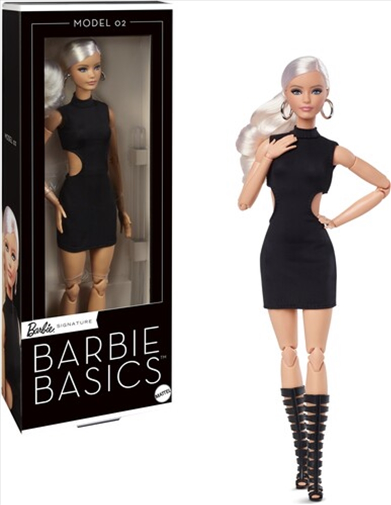 Mattel Collectible - Barbie Basics Collectible Doll, Model 02 With Blonde Hair in Black Dress & Glad/Product Detail/Toys