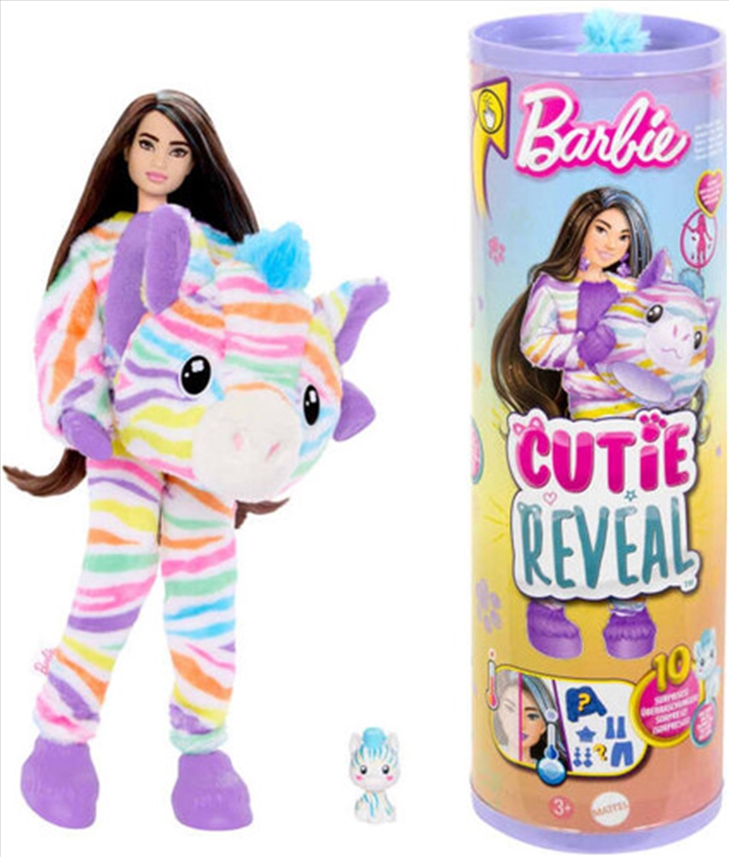 Mattel - Barbie Cutie Reveal Color Wow Series Barbie Zebra/Product Detail/Toys