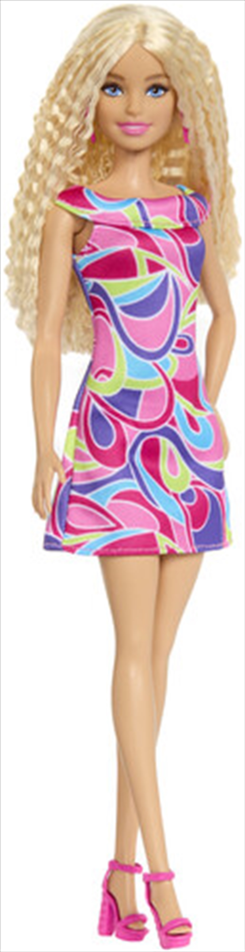 Mattel - Barbie Fashionista, Blonde Wavy Hair, Totally Hair-Inspired Dress & Accessories/Product Detail/Toys