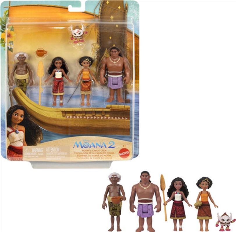 Mattel - Disney Moana 2 Moana's Canoe Crew Multipack/Product Detail/Toys