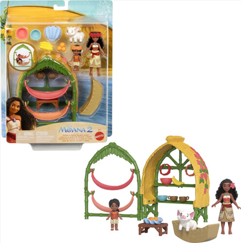 Mattel - Disney Moana 2 Moana & Simea Village Home Playset/Product Detail/Toys