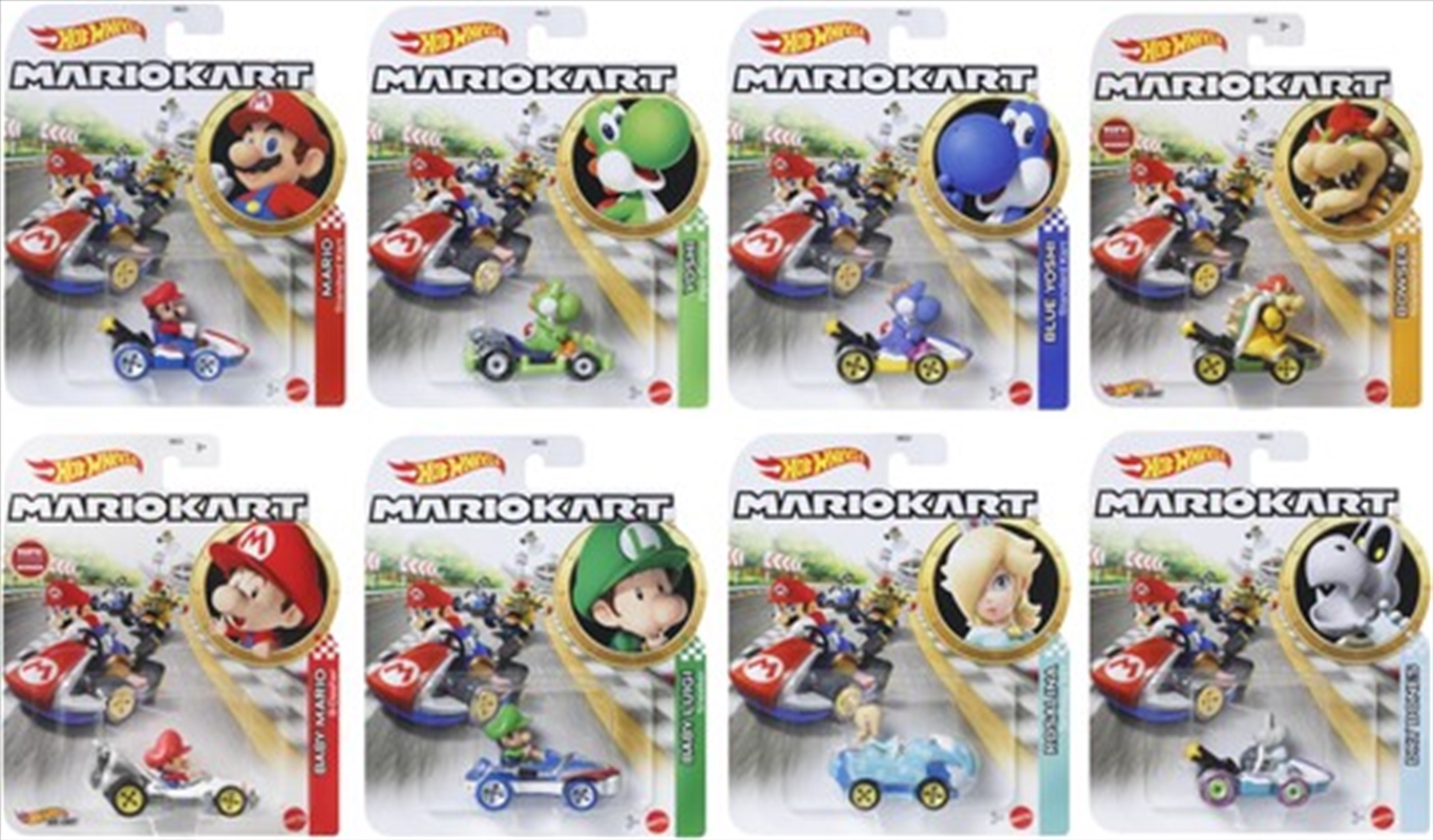 Mattel - Hot Wheels 1:64 Mario Kart 8-Pack Assortment (ONE SENT AT RANDOM)/Product Detail/Toys