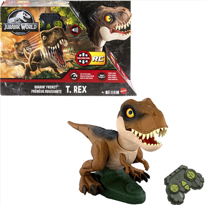 Mattel - Jurassic World Roarin' Frenzy T. Rex R/C/Product Detail/Toys