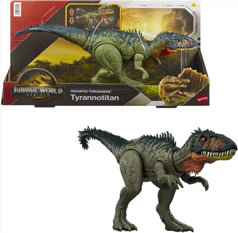 Mattel - Jurassic World: Rebirth Gigantic Thrashers Tyrannotitan/Product Detail/Toys