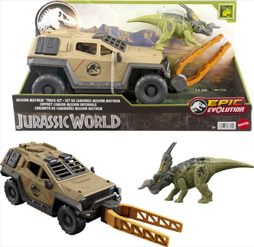Mattel - Jurassic World - Mission Mayhem Truck Set/Product Detail/Toys