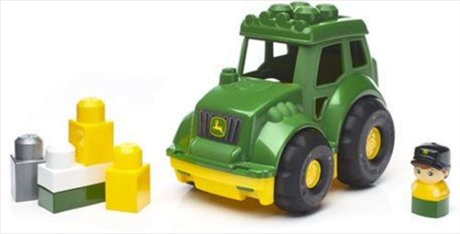 MEGA BLOKS - First Builders Block Buddies John Deere Lil' Tractor, 6 Piece Toddler Building Toy Set/Product Detail/Toys
