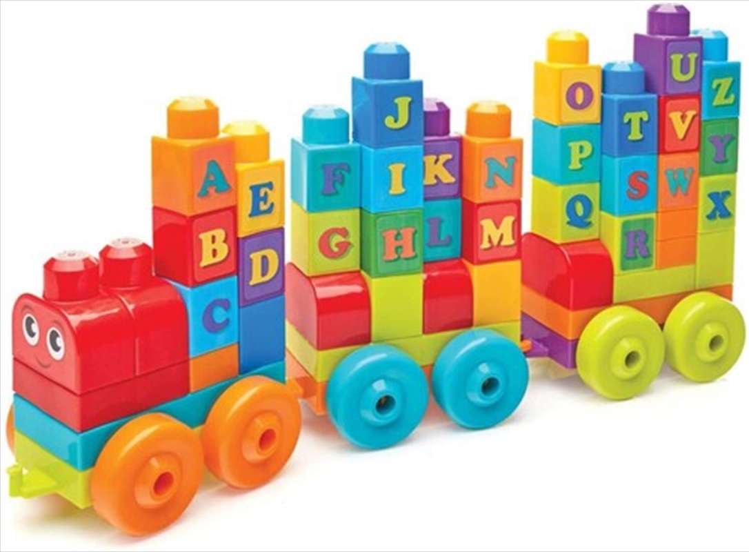 MEGA BLOKS - First Builders ABC Learning Train, 60 Piece Toddler Building Toy Set/Product Detail/Toys