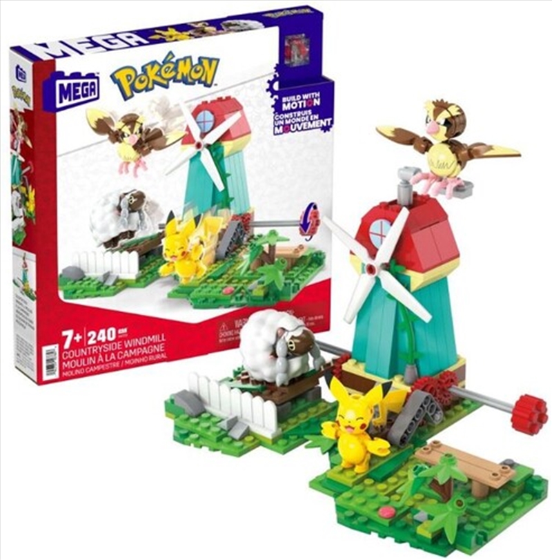 MEGA BLOKS - Pokemon: Countryside Windmill, 240 Piece Building Toy Set/Product Detail/Toys