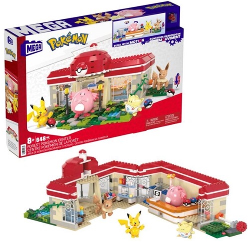 MEGA BLOKS - Pokemon: Forest Pokemon Center, 648 Piece Building Toy Set/Product Detail/Toys