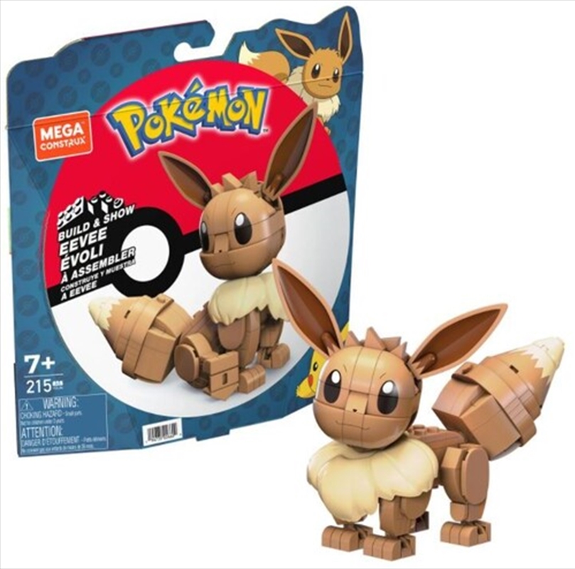 MEGA BLOKS - Pokemon: Build & Show Eevee, 215 Piece Building Toy Set/Product Detail/Toys