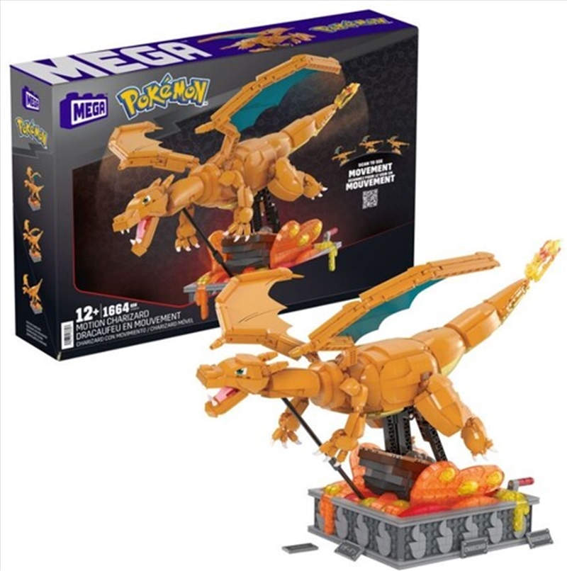 MEGA BLOKS - Pokemon: Build with Motion Charizard, 1664 Piece Building Toy Set/Product Detail/Toys