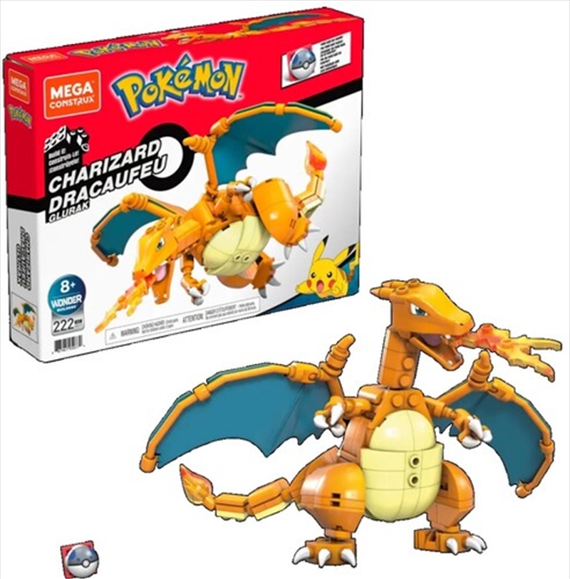 MEGA BLOKS - Pokemon: Charizard, 222 Piece Building Toy Set/Product Detail/Toys