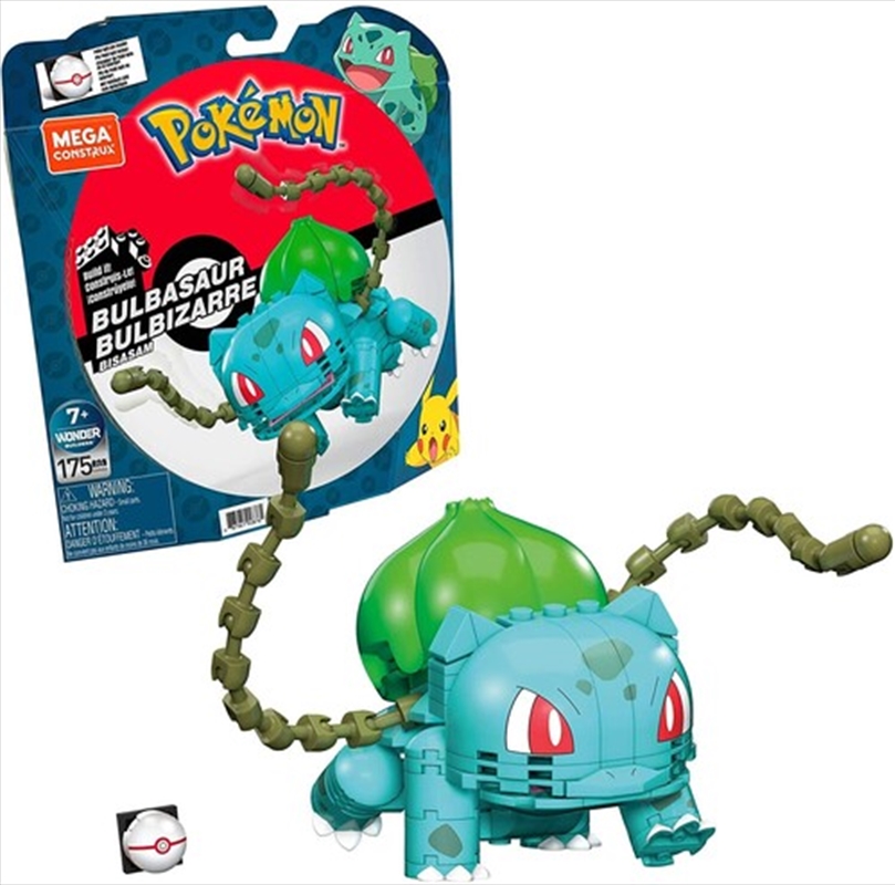 MEGA BLOKS - Pokemon: Build & Show Bulbasaur, 175 Piece Building Toy Set/Product Detail/Toys