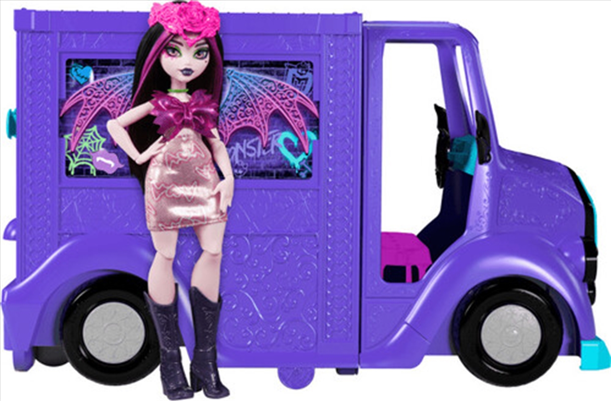 Mattel - Monster High Monster Draculaura Doll and Fangtastic Rockin' Food Truck Playset/Product Detail/Toys
