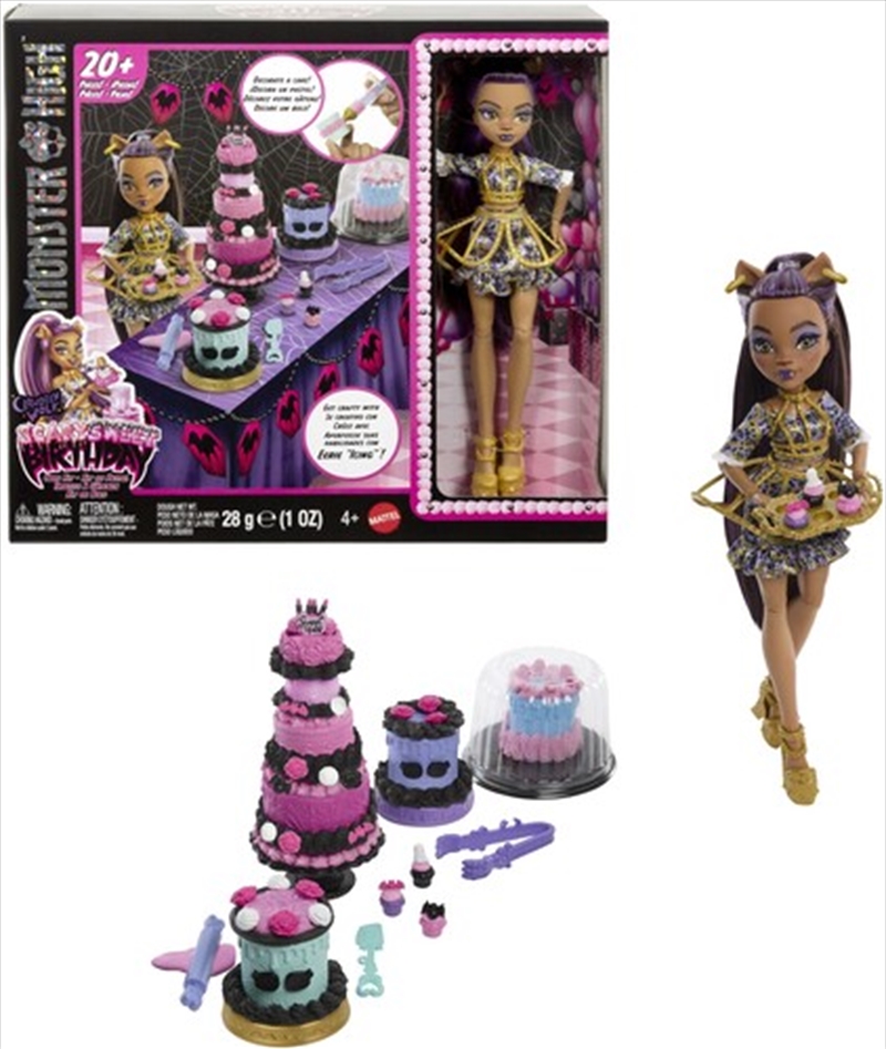 Mattel - Monster High Scary Sweet Birthday Playset & Clawdeen/Product Detail/Toys