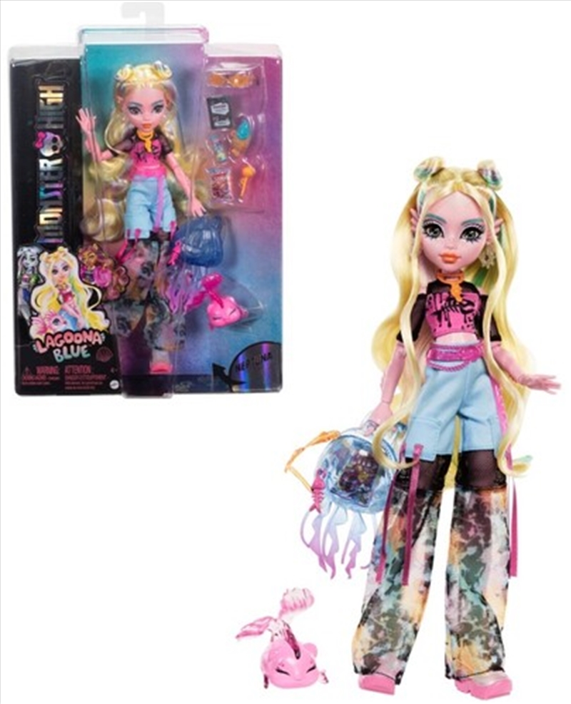 Mattel - Monster High Lagoona Blue Fashion Doll with Pet/Product Detail/Toys