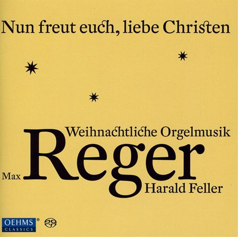 Organ Music from Max Reger for Advent & Christmas/Product Detail/Christmas