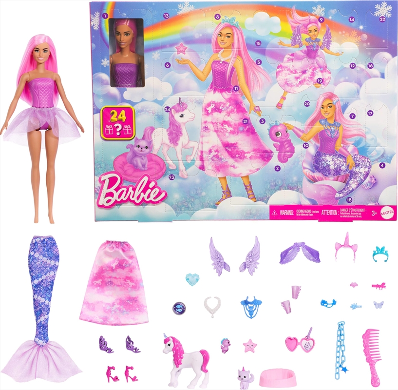 Mattel - Barbie Fantasy Advent Calendar/Product Detail/Calendars & Diaries