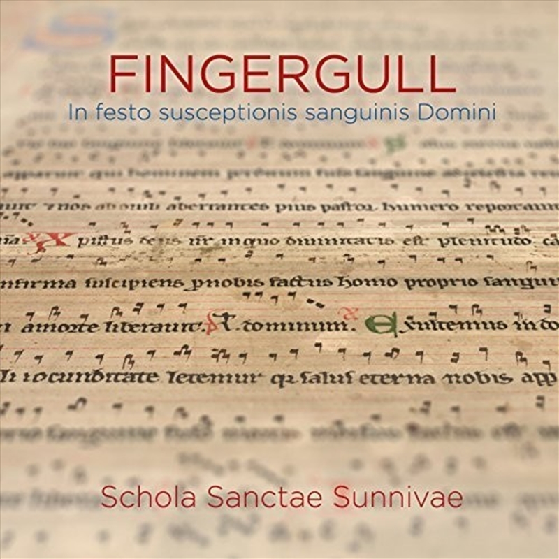 Fingergull: In Festo Susceptionis Sanguinis Domini/Product Detail/Classical