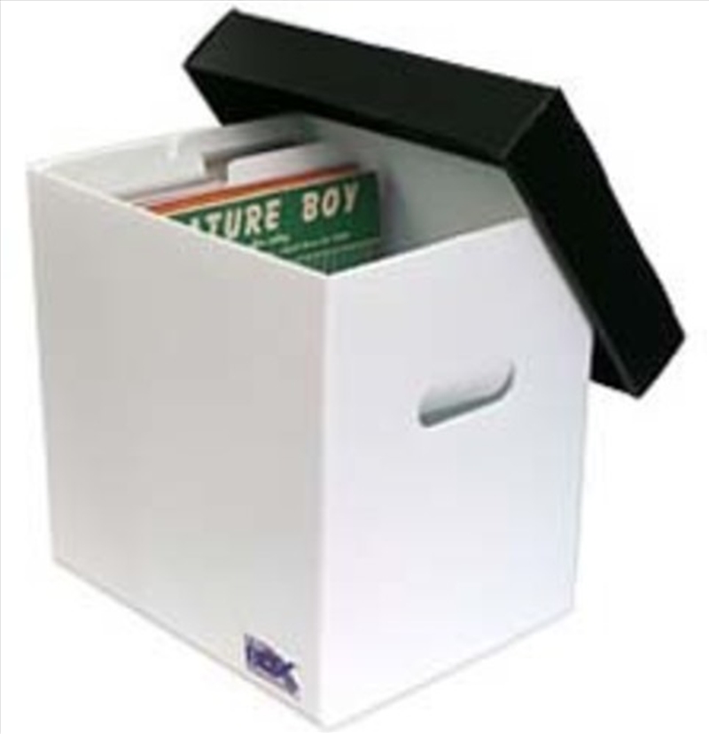 Bags Unlimited XLP65PC - Ultra Boxx 12 IN LP Plastic Storage Box (White/ Black)/Product Detail/Storage