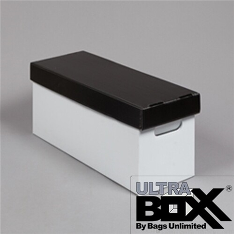 Bags Unlimited X45225CP - 7 Inch 45 RPM Record Storage Box - (White/Black)/Product Detail/Storage