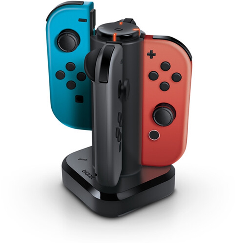 BIONIK BNK-9019 Nintendo Switch Tetra Power Quad Port Dock - Charges Controllers/Product Detail/Consoles & Accessories