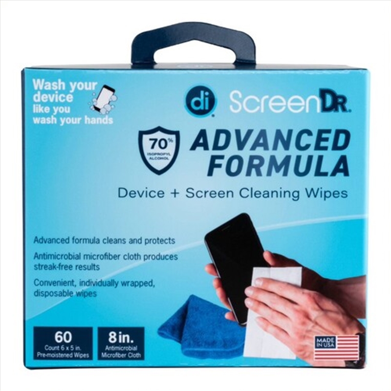 Digital Innovations 32347 ScreenDr Advanced Formula Device Wet Wipes 60 Count/Product Detail/Cleaners