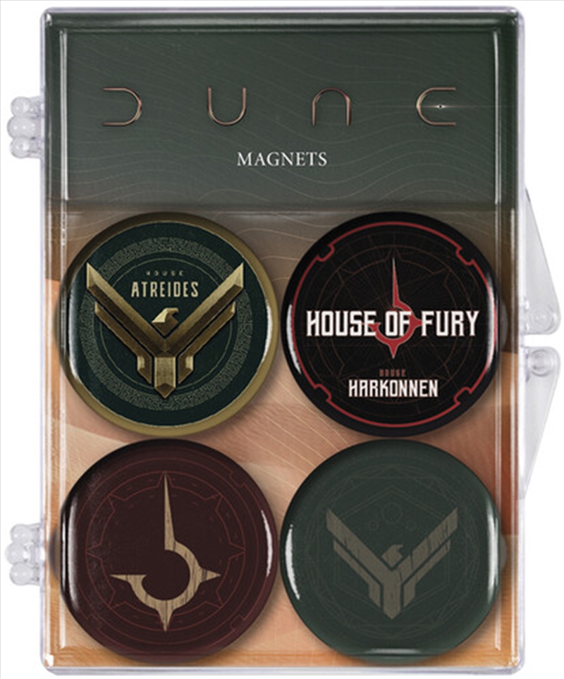 Dune: Atreides and Harkonnen Magnet 4-Pack/Product Detail/Stationery
