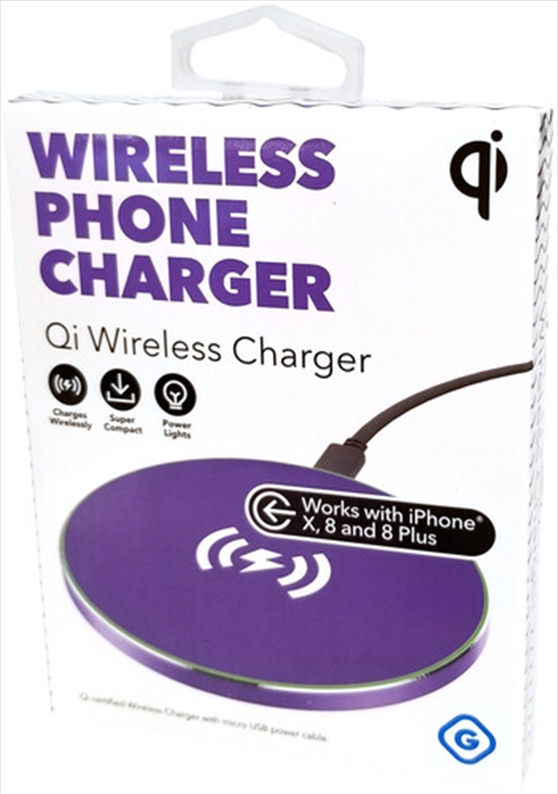 3P QI WIRELESS CHARGER PURPLE/Product Detail/Electronics