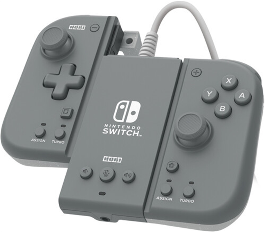 HORI Split Pad Compact Attachment Set: Slate Gray for Nintendo Switch - Officially Licensed By Ninte/Product Detail/Consoles & Accessories