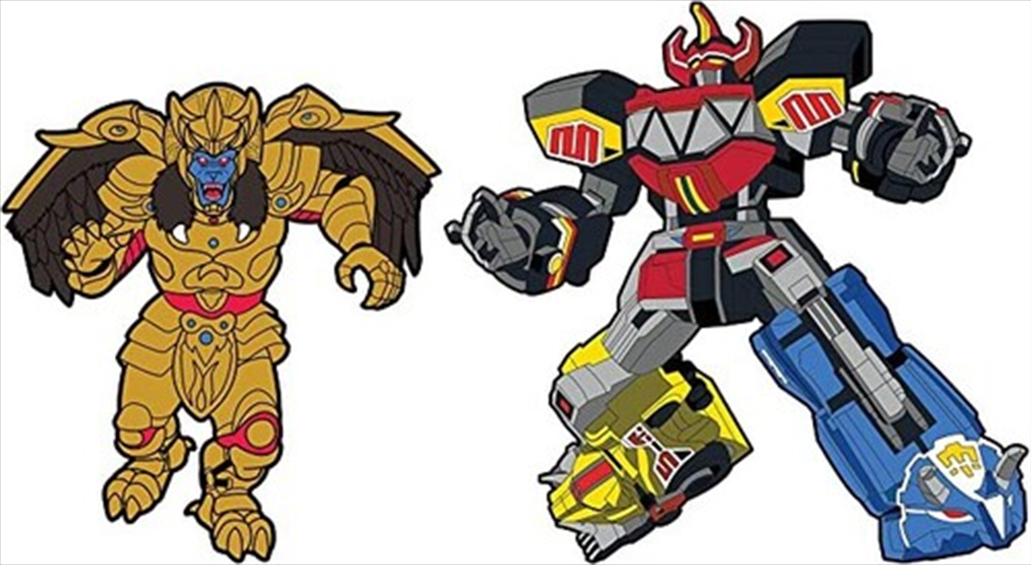 Icon Heroes - Power Rangers - Goldar x Megazord Con Exclusive Enamel Pin Set (Net)/Product Detail/Buttons & Pins