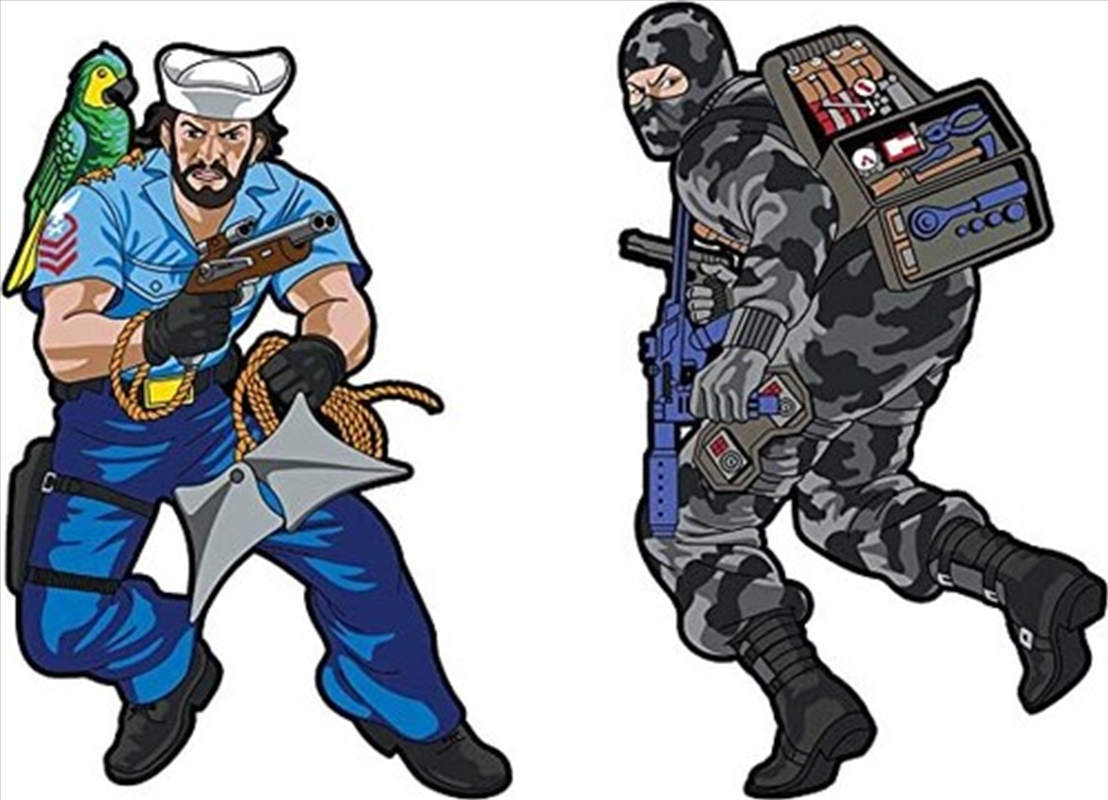 Icon Heroes - G.I. Joe Shipwreck x Firefly - Retro Con Exclusive Enamel Pin Set (Net)/Product Detail/Buttons & Pins