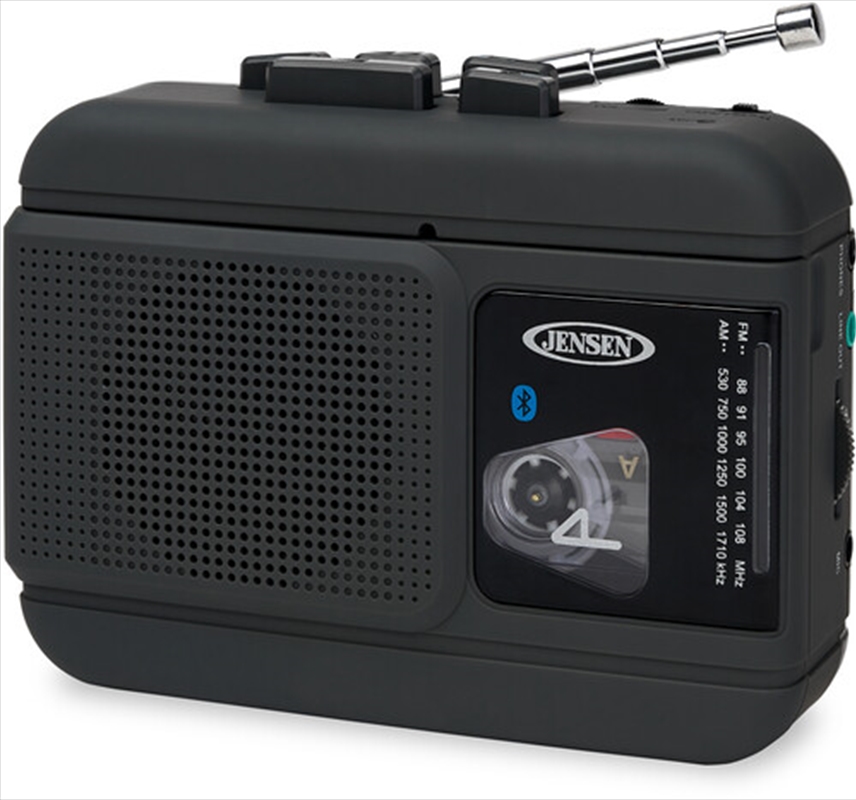Jensen MCR-60 Personal Portable Cassette Player/Recorder Bluetooth AM/FM Radio (Black)/Product Detail/Media Players