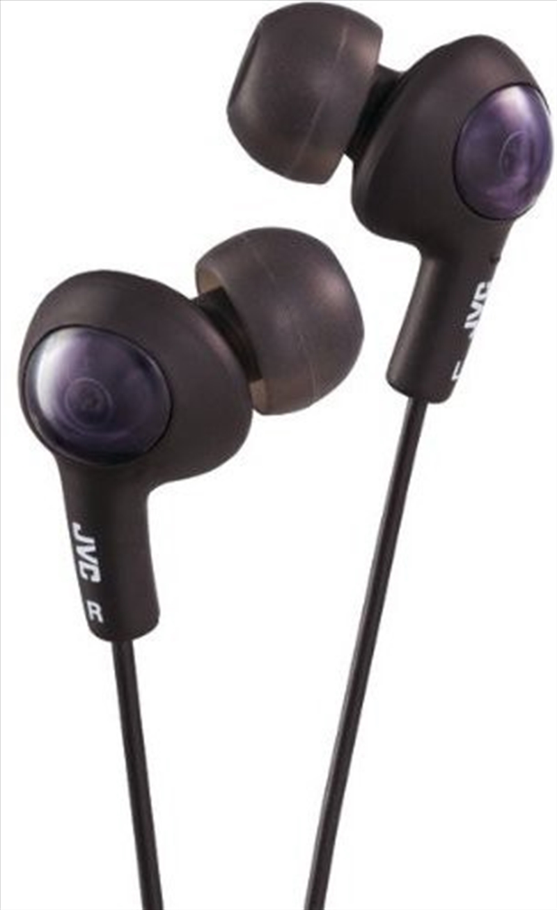 JVC HA-FR6-B Gumy Plus Earbud Headphones With Microphone (Black)/Product Detail/Headphones