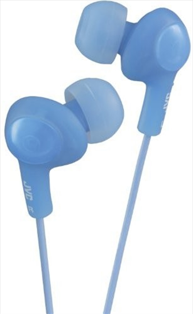 JVC HAFR6A GUMY Plus Earbuds With Microphone & In-line Remote (Blue)/Product Detail/Headphones