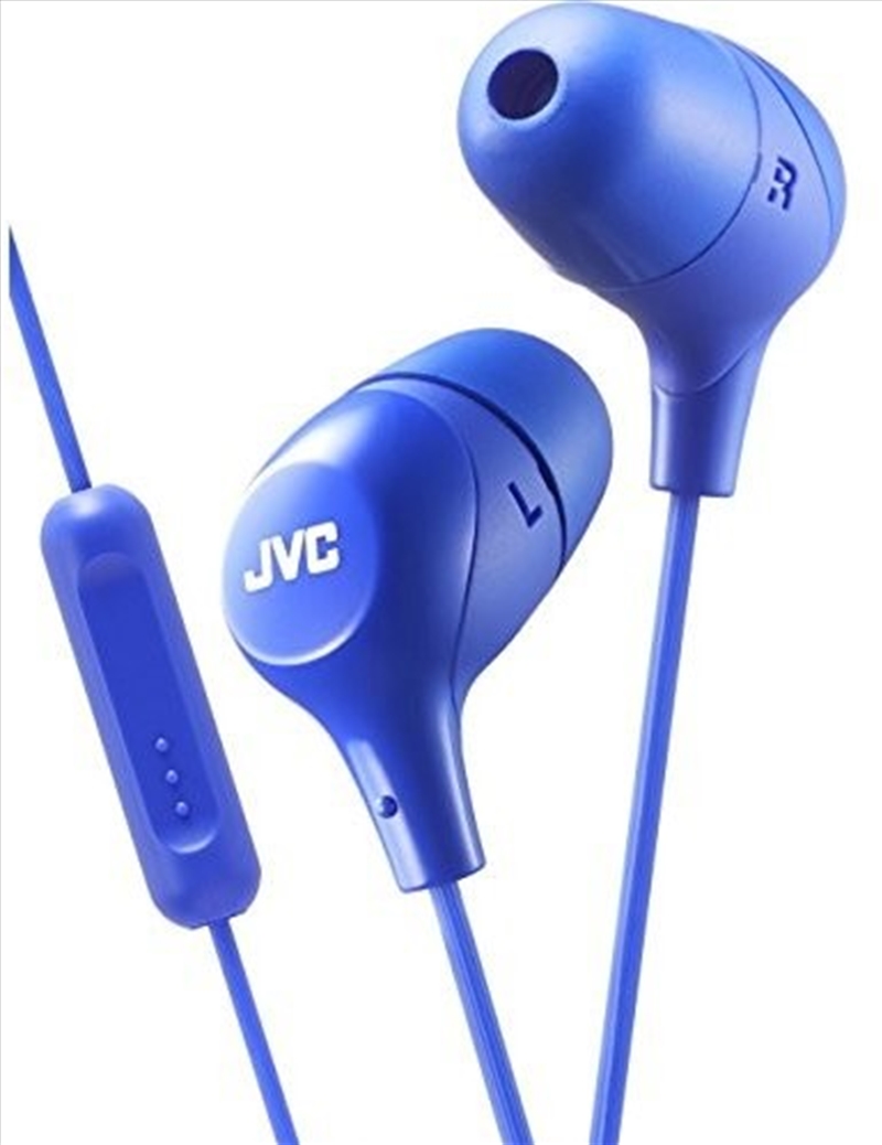 JVC HAFX38MA Marshmallow Earphones With Microphone & In-line Remote (Blue)/Product Detail/Headphones