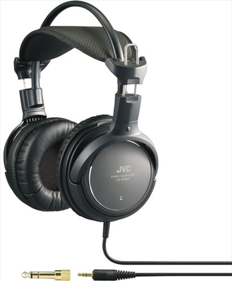 JVC HARX900 Premium Audio Full-size Around Ear Headphones - 50mm Driver (Black)/Product Detail/Headphones
