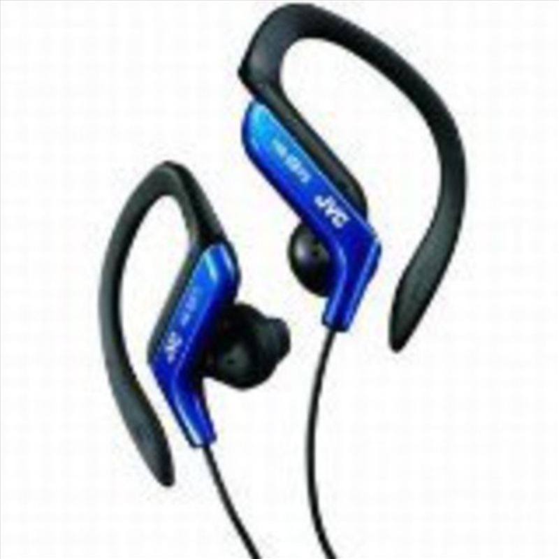 JVC Haeb75A Sport Ear Clip Earphones Adjustable Splash Proof (Blue)/Product Detail/Headphones