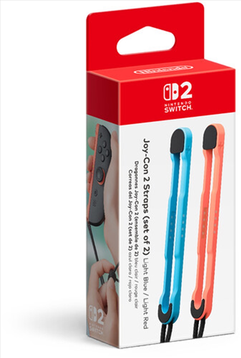Joy-Con 2 Straps (set of 2) Light Blue / Light Red/Product Detail/Consoles & Accessories