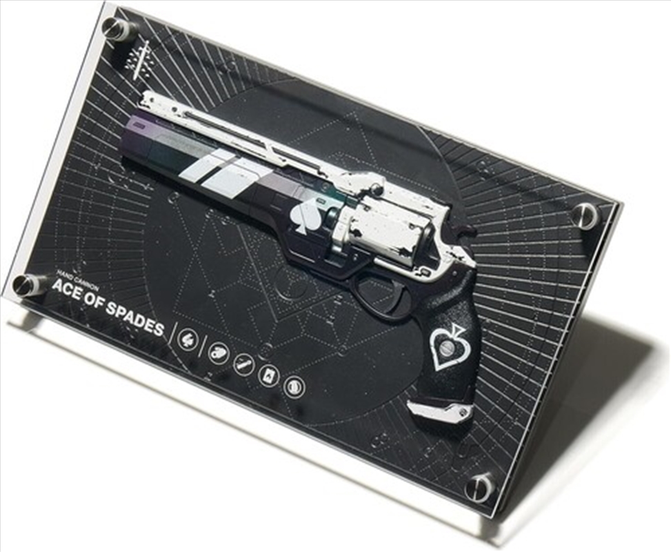 Numskull - Destiny - Exotic Armory Collection - ‘Ace of Spades’ Replica Plaque/Product Detail/Posters & Prints