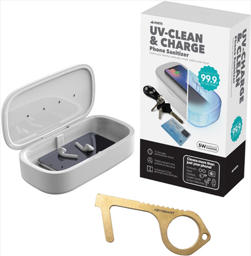 UV-Clean & Charge Phone Sanitizer with KeySmart Clean Key/Product Detail/Cleaners