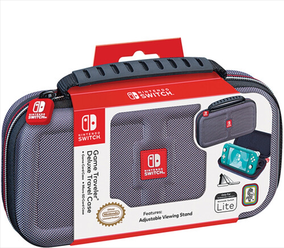 RDS NSW Lite Game Deluxe Travel Case 1680D Grey Nylon/Product Detail/Consoles & Accessories