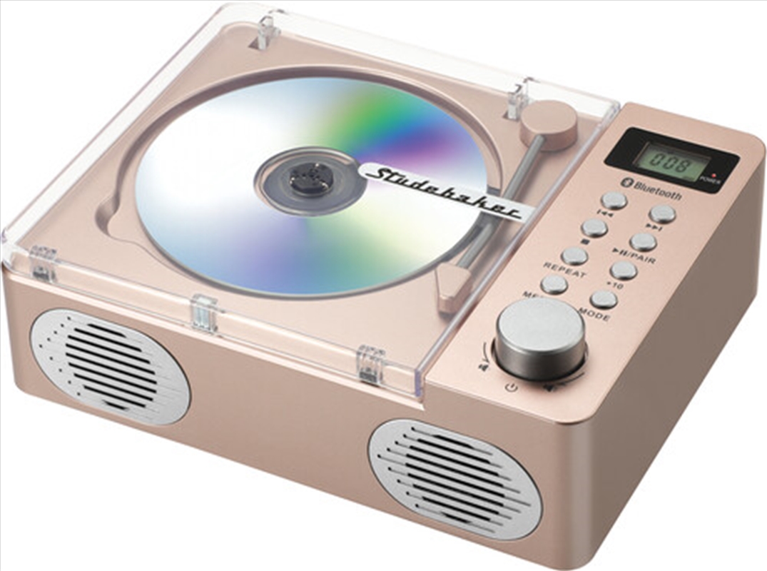 Studebaker SB3720RG Retro CD Player with Bluetooth (Rose Gold)/Product Detail/Media Players