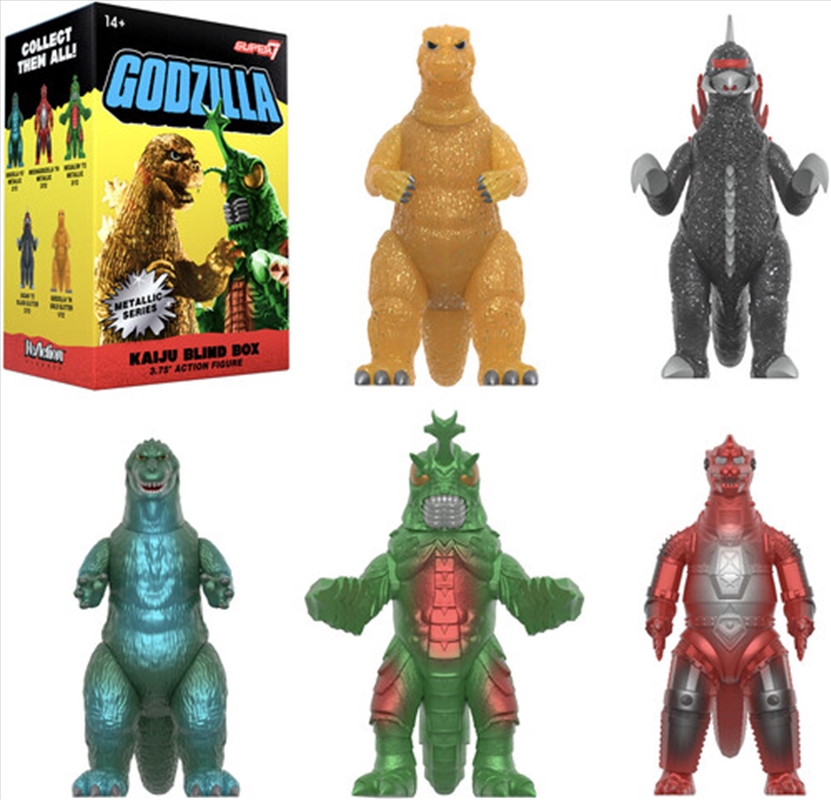 Super7 - Toho - Reaction Blind Box Wv5 - Metallic 12pc Flat/Product Detail/Figurines