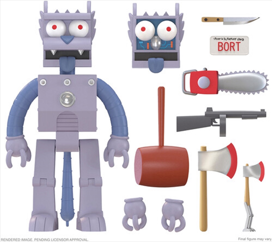 Super7 - The Simpsons ULTIMATES! Wave 1 - Robot Scratchy/Product Detail/Figurines