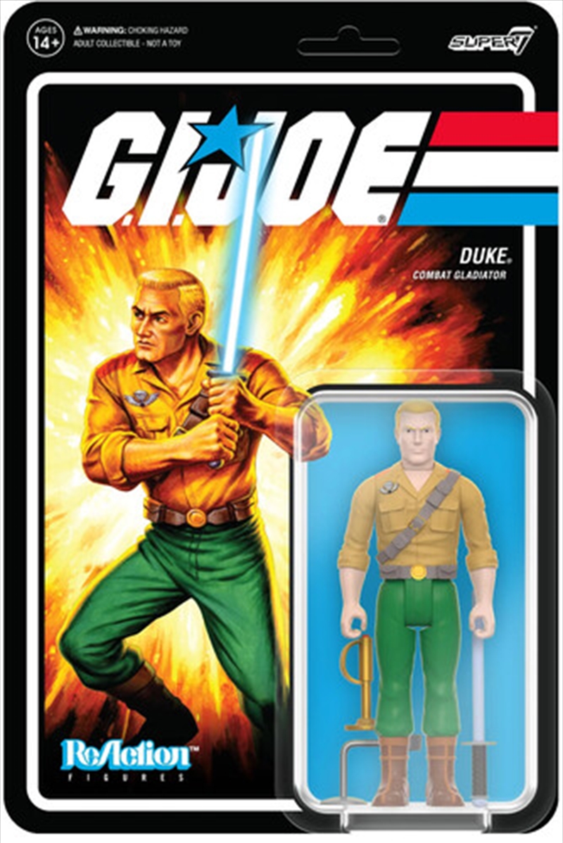 Super7 - G.I. Joe ReAction Figures Wave 5 - Duke (Combat Gladiator)/Product Detail/Figurines